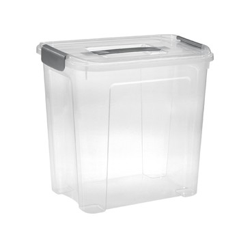 Combi Box With Lid With Handle And Clips | 30 L 