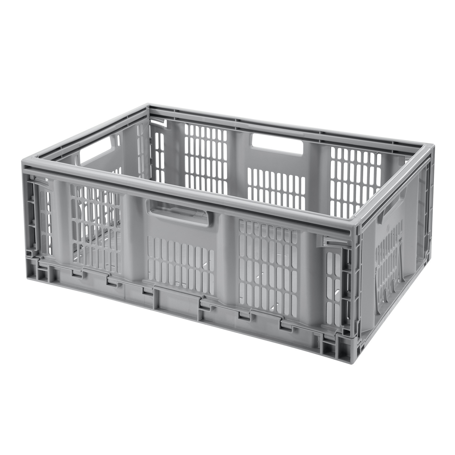 Teknika - Multipurpose folding crate | 46 L Grey