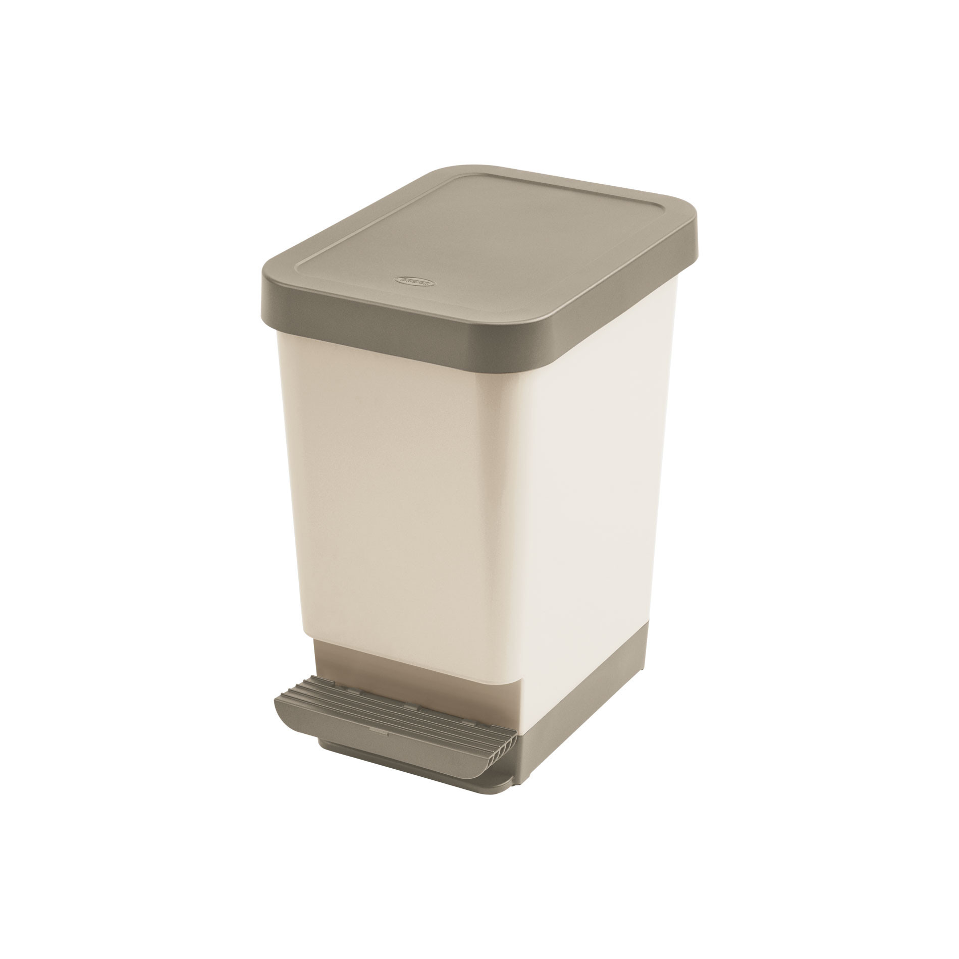 Moda pedal bin | 44 L Angora / Taupe