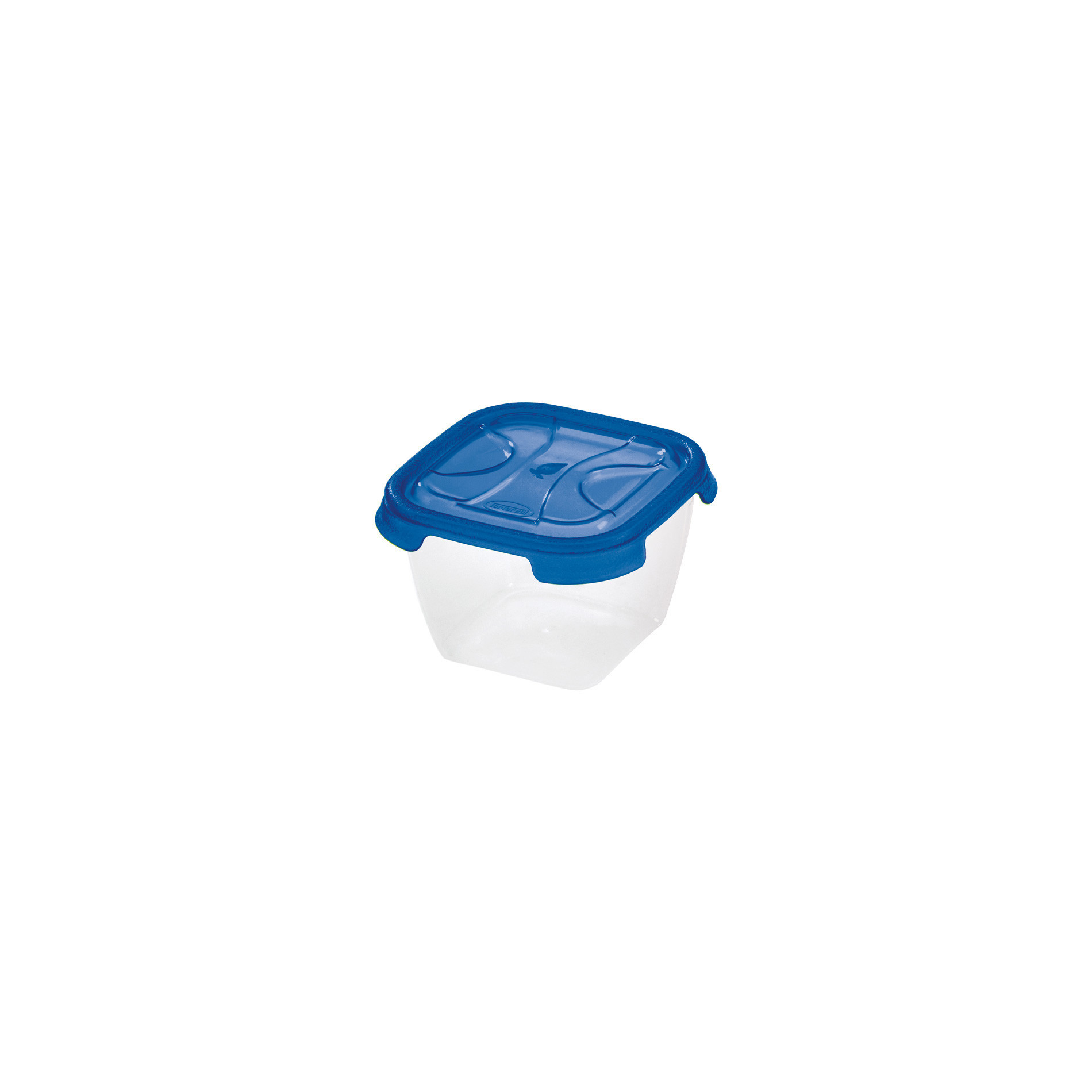 Square Nuvola fridge box | 0.25 L Transp. lime green