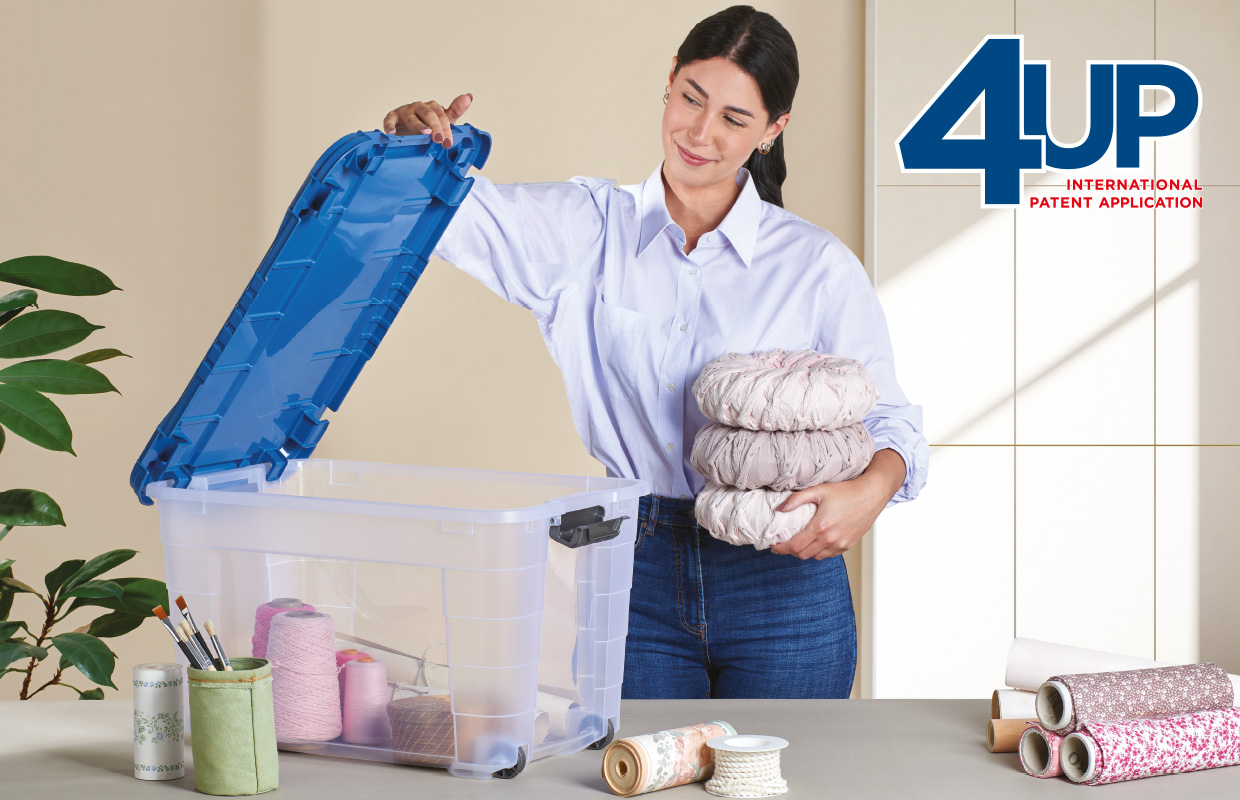 4UP: The internationally patented storage box